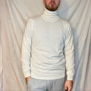 White turtleneck